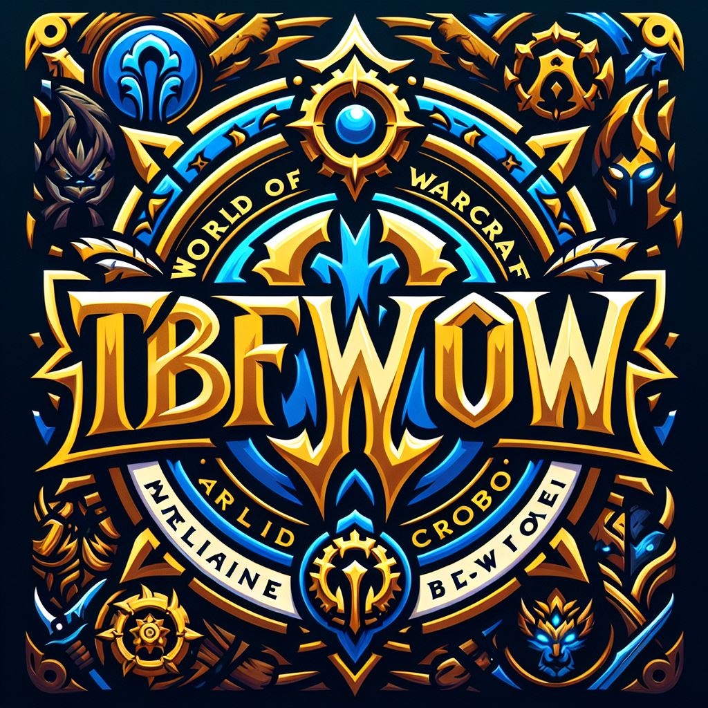 A logo that displays TBFWOW in the center